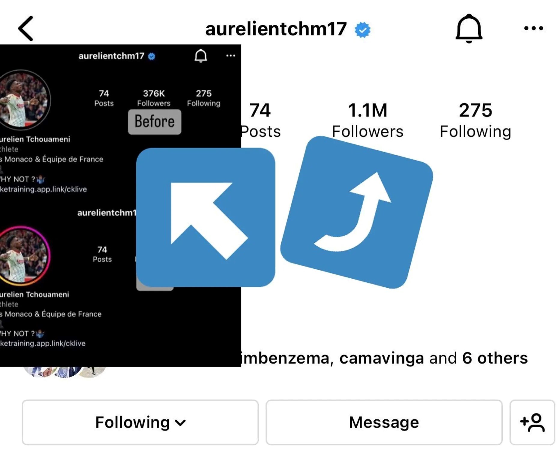 How Many Instagram Followers Tchouameni Gained Since Signing For Real Madrid Madridistanews