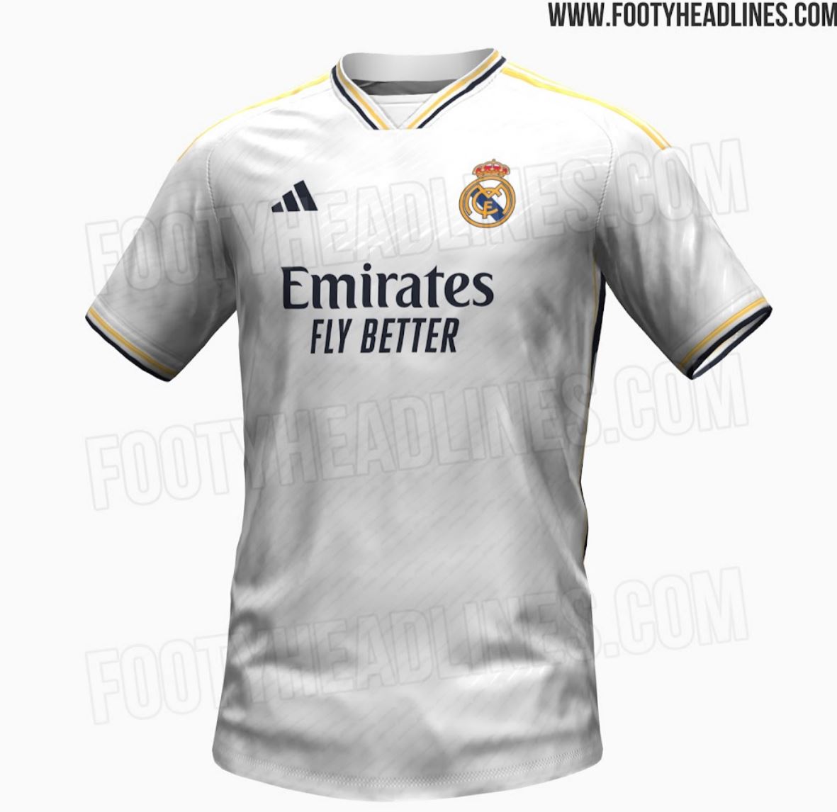 Footy Headlines leaks Real Madrid's home kit for the 2023-2024