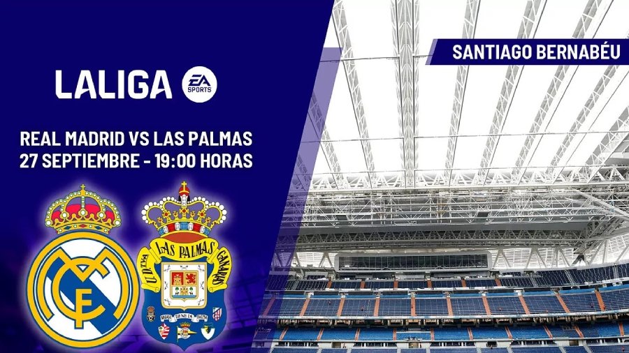 Real Madrid starting lineup against Las Palmas